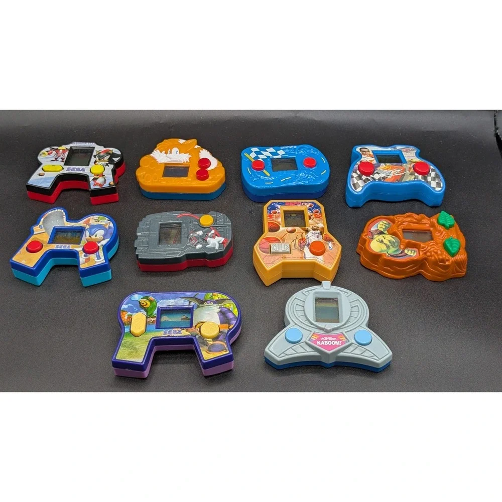 Lot 10 Vintage Handheld Electronic Games McDonalds Happy Meal Toys & Others